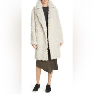NWT Vince Cream Teddy Jacket